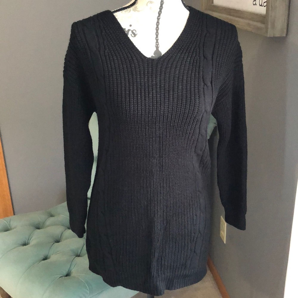 Criss cross back sweater